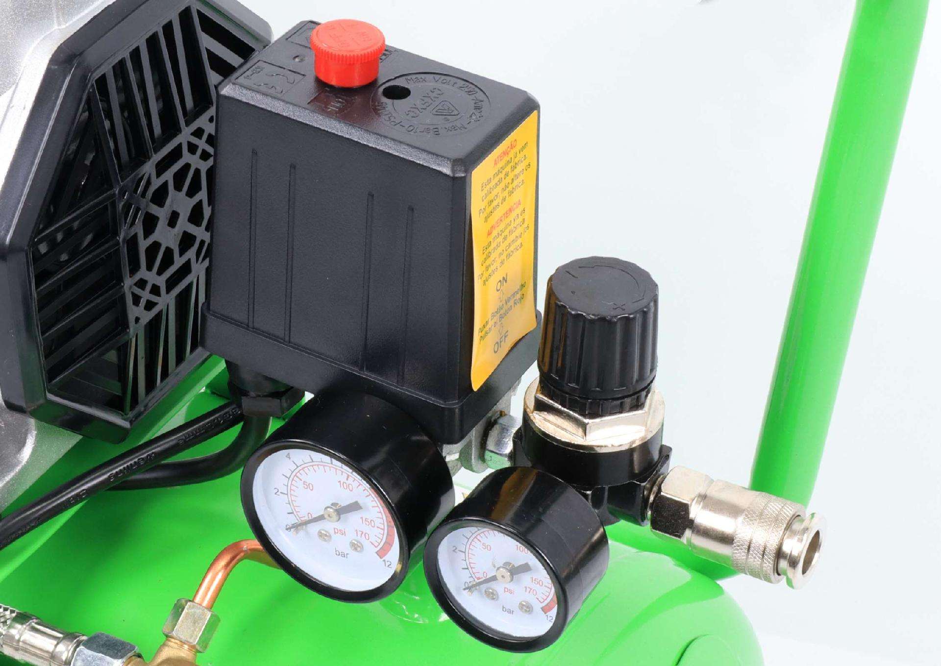 Compressor de Ar, 24L, 2HP, Cabeça Dupla refª 37185 SAURIUM