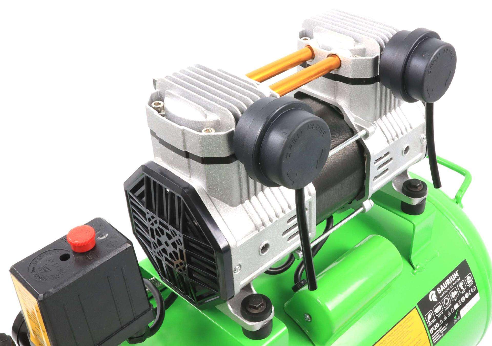 Compressor de Ar, 50L, 2HP, Cabeça Dupla refª 37186 SAURIUM