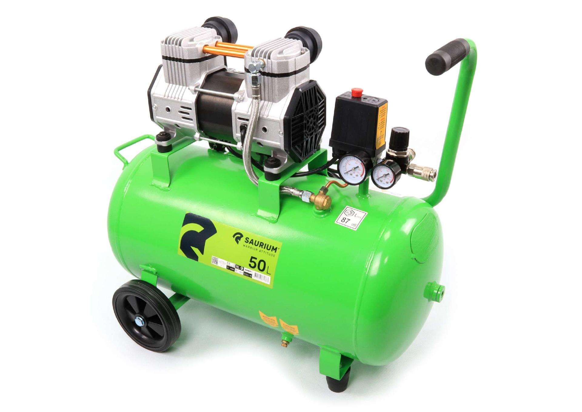 Compressor de Ar, 50L, 2HP, Cabeça Dupla refª 37186 SAURIUM