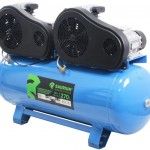 Compressor de Ar Trifásico, 270L, 4HP+4HP refª 37184 SAURIUM Compressor de Ar Trifásico, 270L, 4HP+4HP refª 37184 SAURIUM