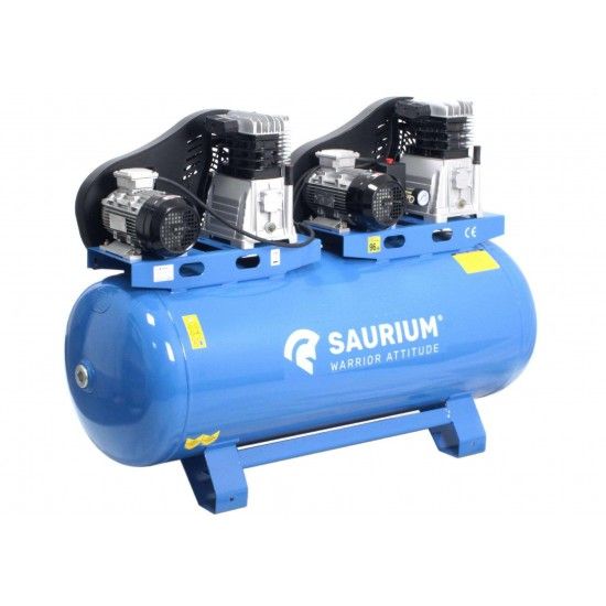Compressor de Ar Trifsico, 270L, 4HP+4HP  ref 37184 SAURIUM