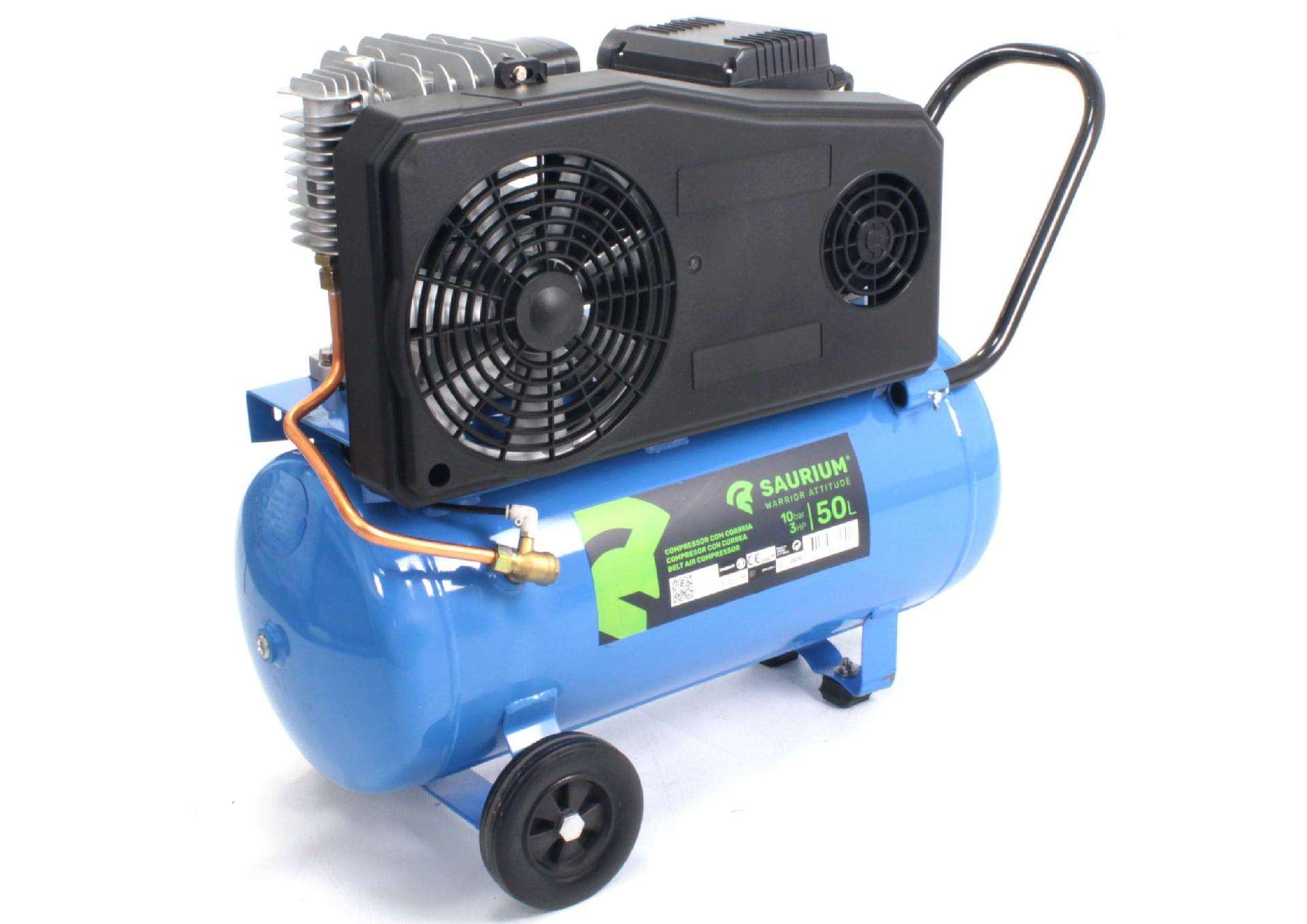 Compressor de Ar Monofásico, 50L, 3HP refª 37180 SAURIUM