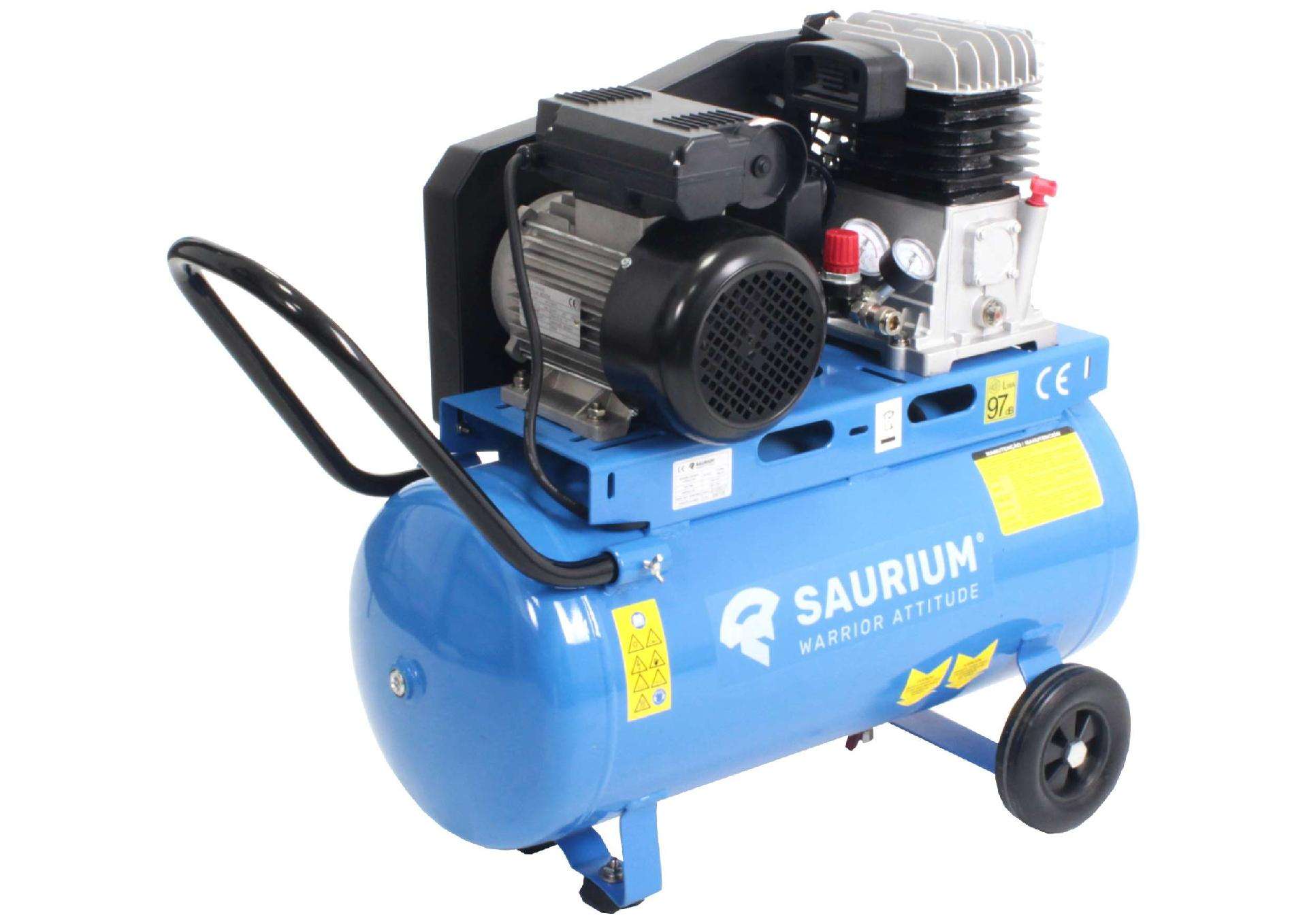 Compressor de Ar Monofásico, 50L, 3HP refª 37180 SAURIUM