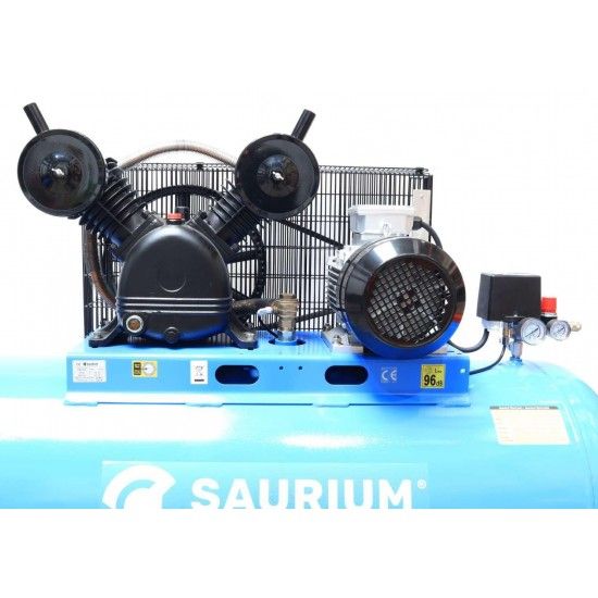 Compressor de Ar, Correia, 270L, 5.5hp, 10Bar, Trifásico refª 37167 SAURIUM Compressor de Ar, Correia, 270L, 5.5hp, 10Bar, Trifásico refª 37167 SAURIUM