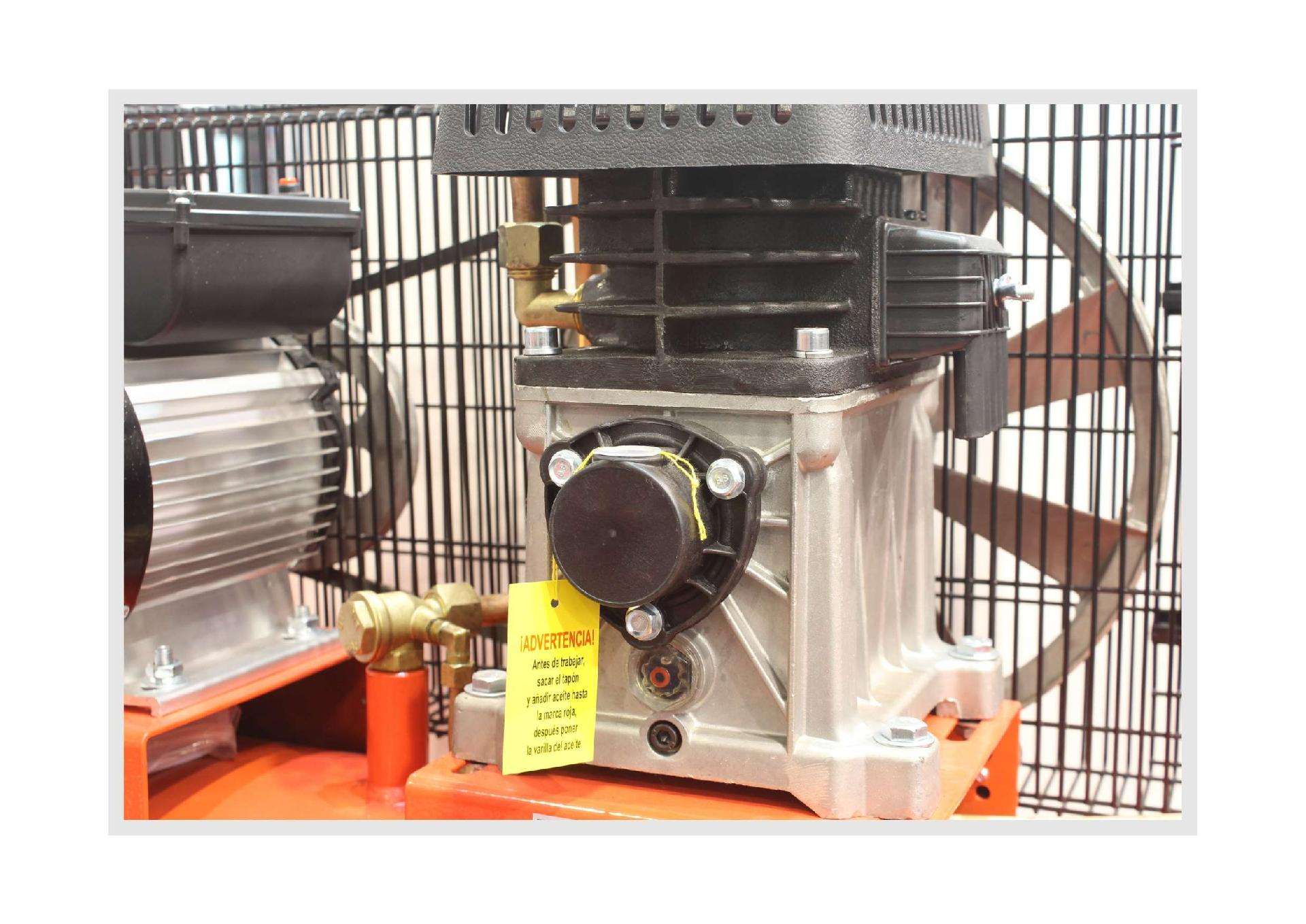 Compressor De Ar Com Correia 100lt 2,75hp C/C Mono refª 37159 MADER