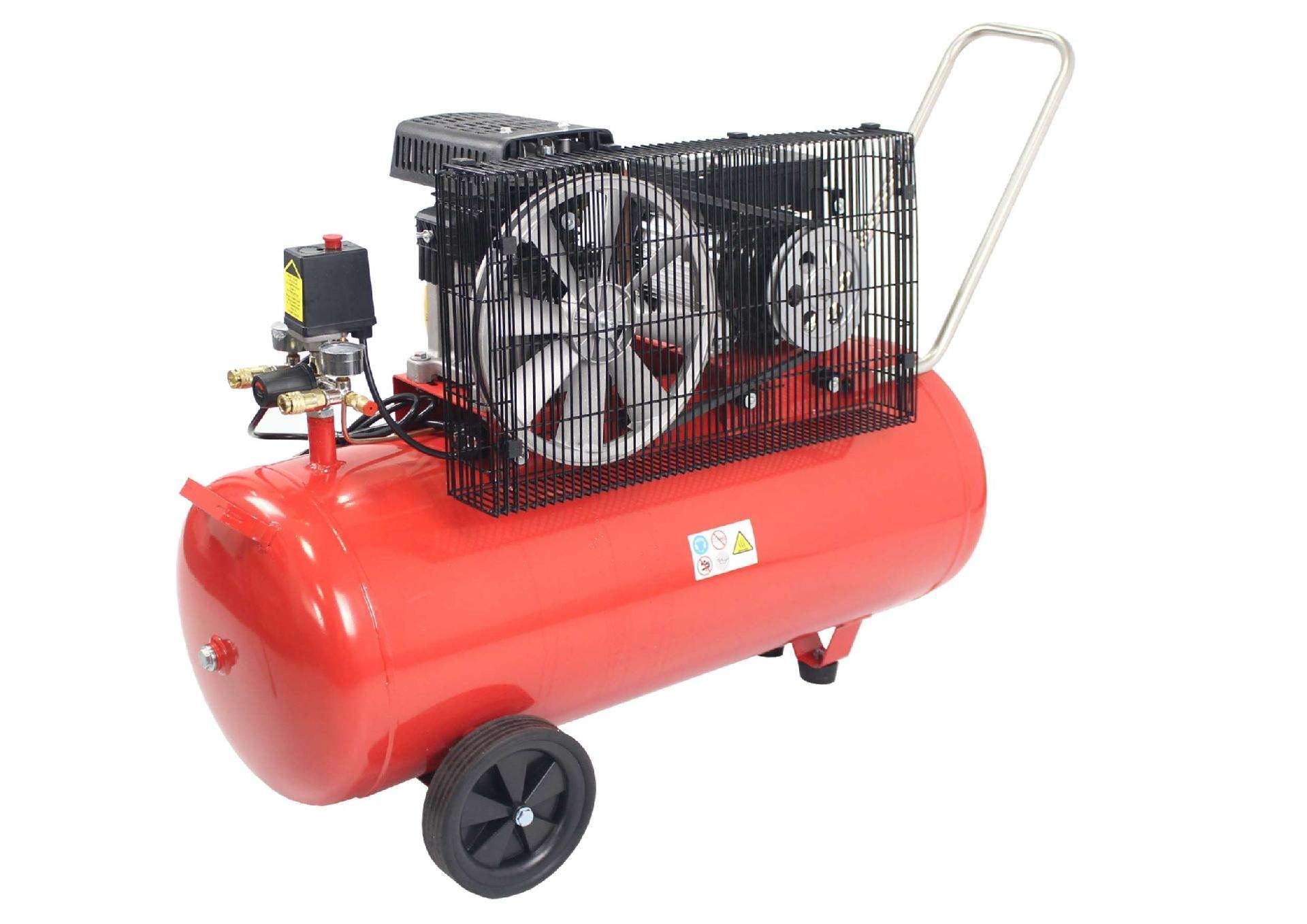 Compressor De Ar Com Correia 100lt 2,75hp C/C Mono refª 37159 MADER