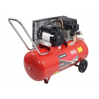 Compressor De Ar Com Correia 100lt 2,75hp C/C Mono ref 37159 MADER