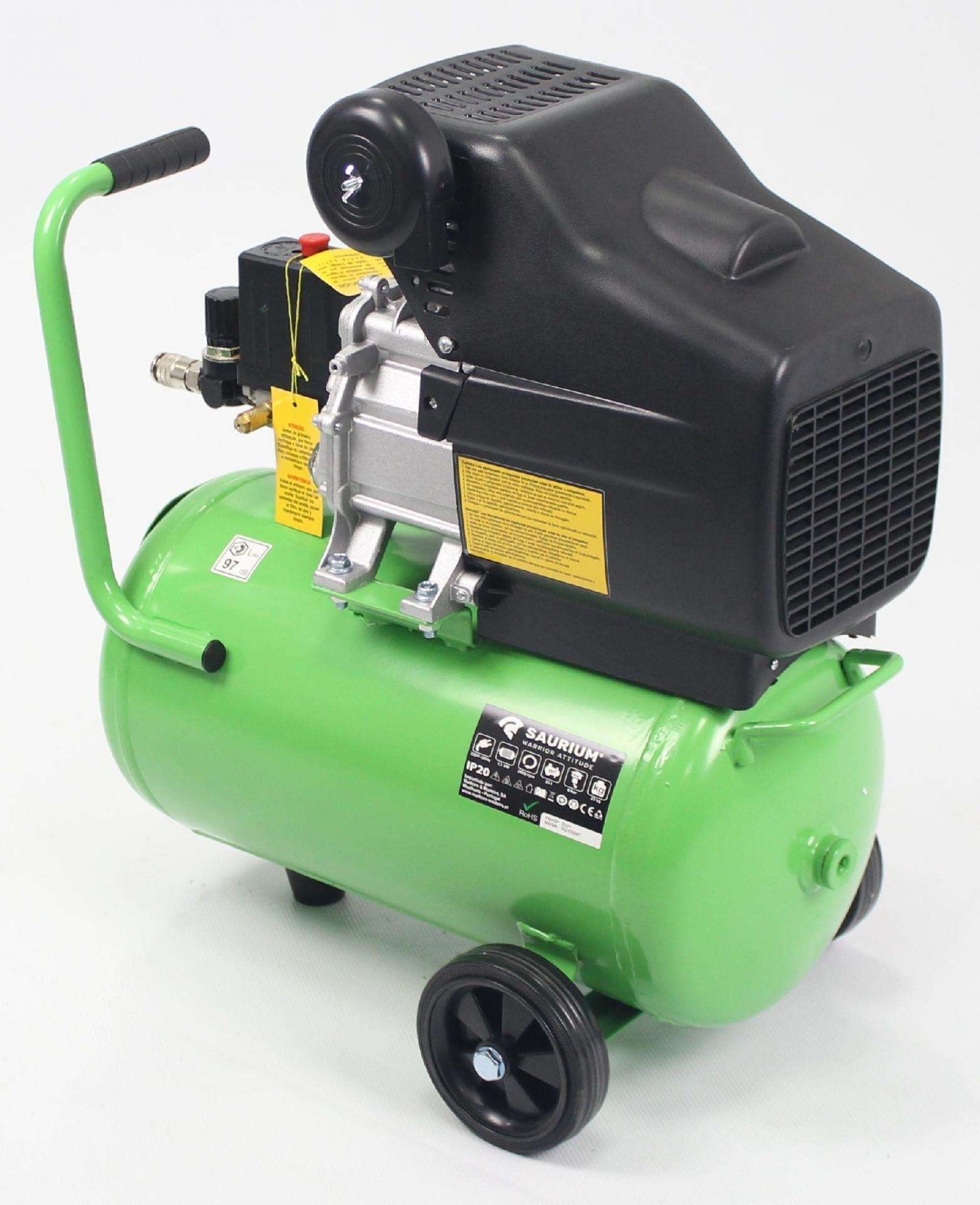 Compressor 24L, 1.5HP, Monofásico refª 37128 SAURIUM