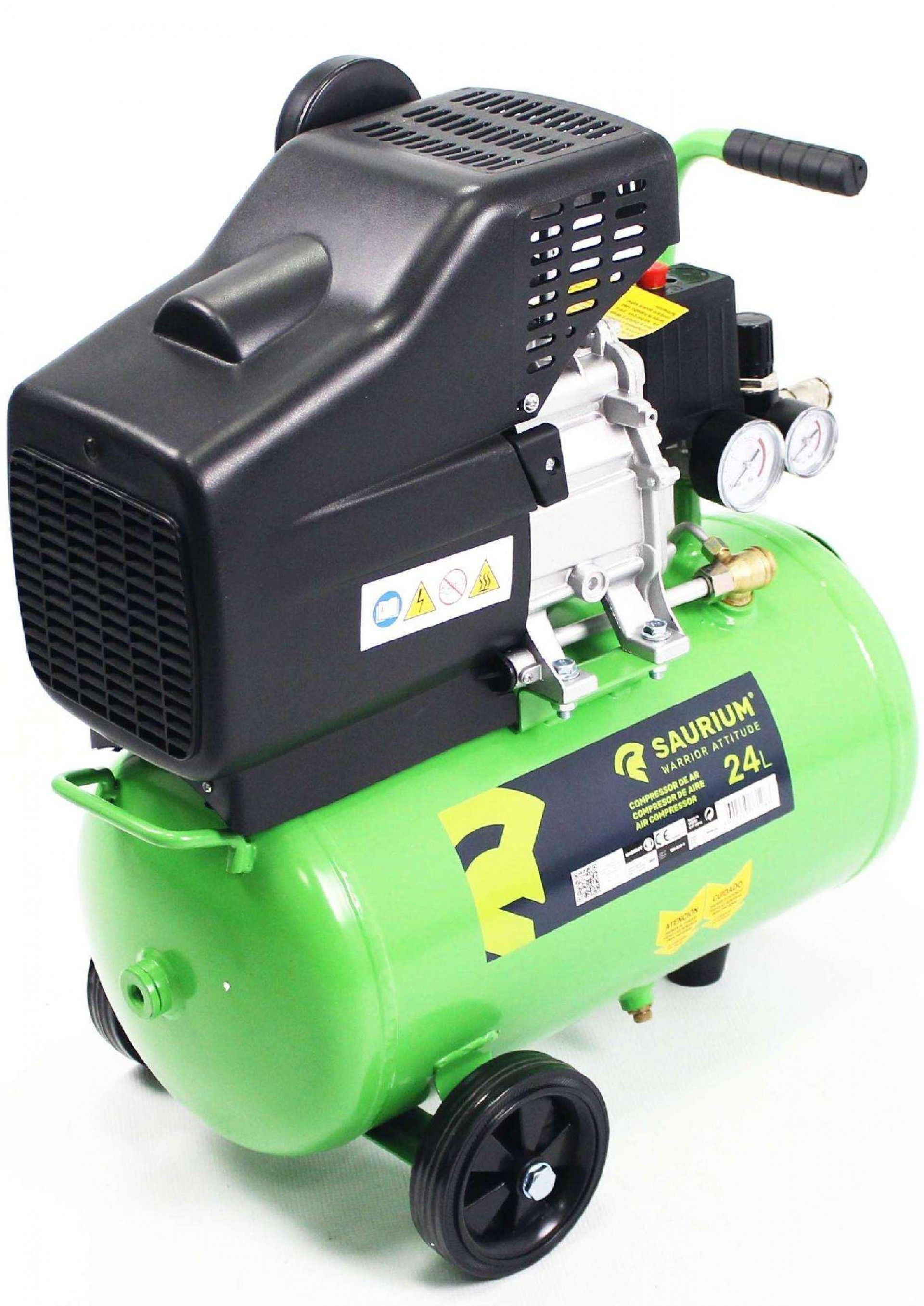 Compressor 24L, 1.5HP, Monofásico refª 37128 SAURIUM