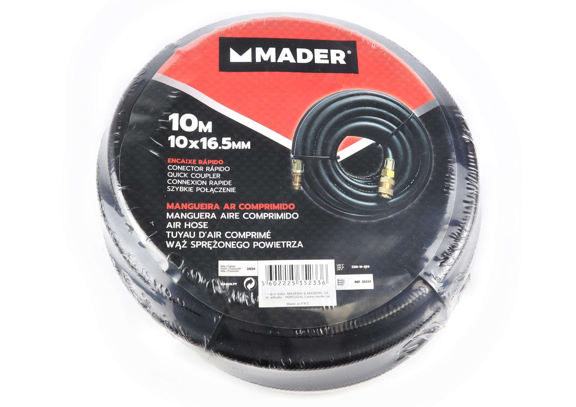 Mangueira de Ar Comprimido, Rígida, 10m refª 35233 MADER