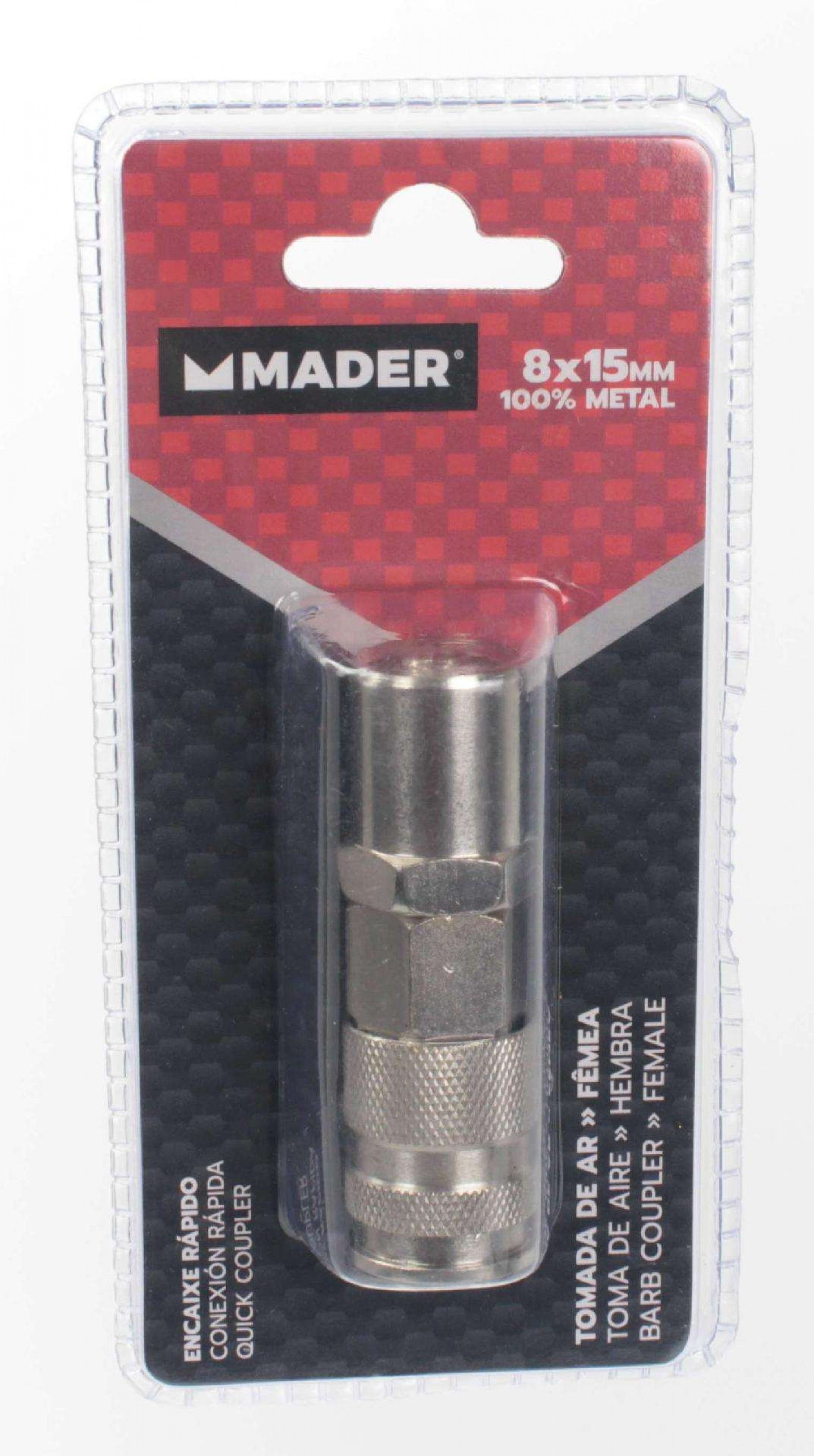 Tomada de Ar para Mangueira Rígida, 8x15mm refª 35194 MADER