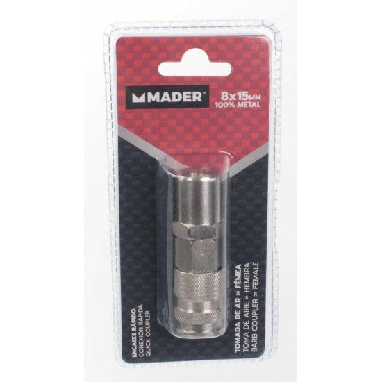 Tomada de Ar para Mangueira Rígida, 8x15mm refª 35194 MADER Tomada de Ar para Mangueira Rígida, 8x15mm refª 35194 MADER
