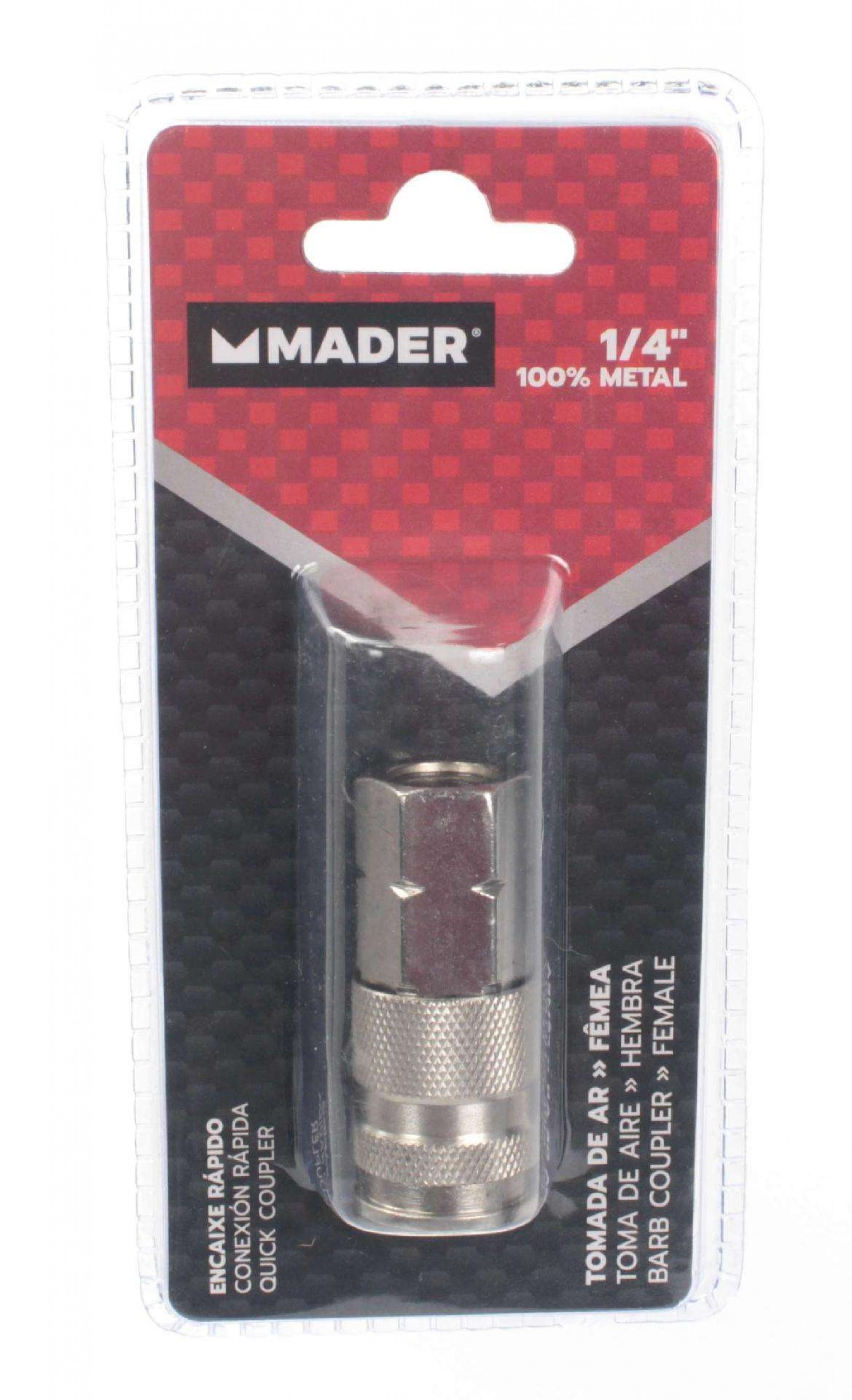 Tomada de Ar, Rosca Interior, ¼ refª 35193 MADER