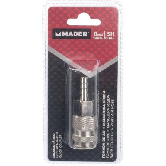 Tomada de Ar para Mangueira Rígida, 8mm refª 35195 MADER Tomada de Ar para Mangueira Rígida, 8mm refª 35195 MADER
