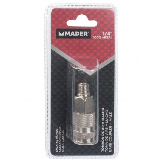 Tomada de Ar, Rosca Exterior, 1/4 refª 35192 MADER Tomada de Ar, Rosca Exterior, 1/4 refª 35192 MADER