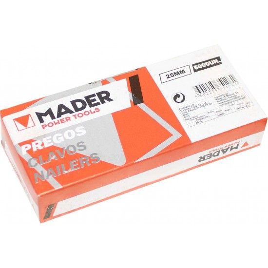 Pregos para Mquina de Pregar 25mm, 5000Un ref 35126 Mader