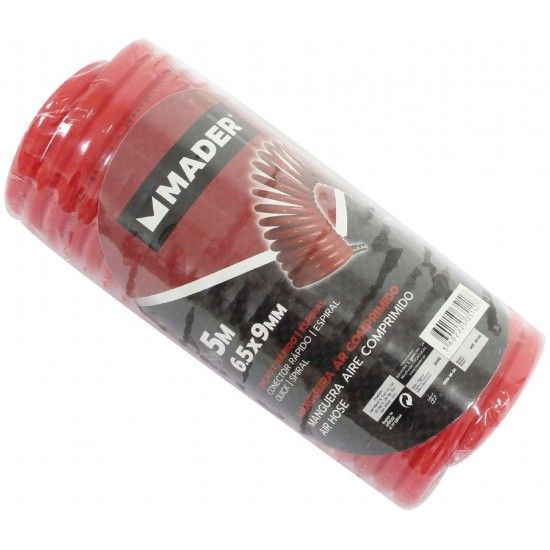 Mangueira Ar Comprimido, Espiral, 5m ref 35140 MADER