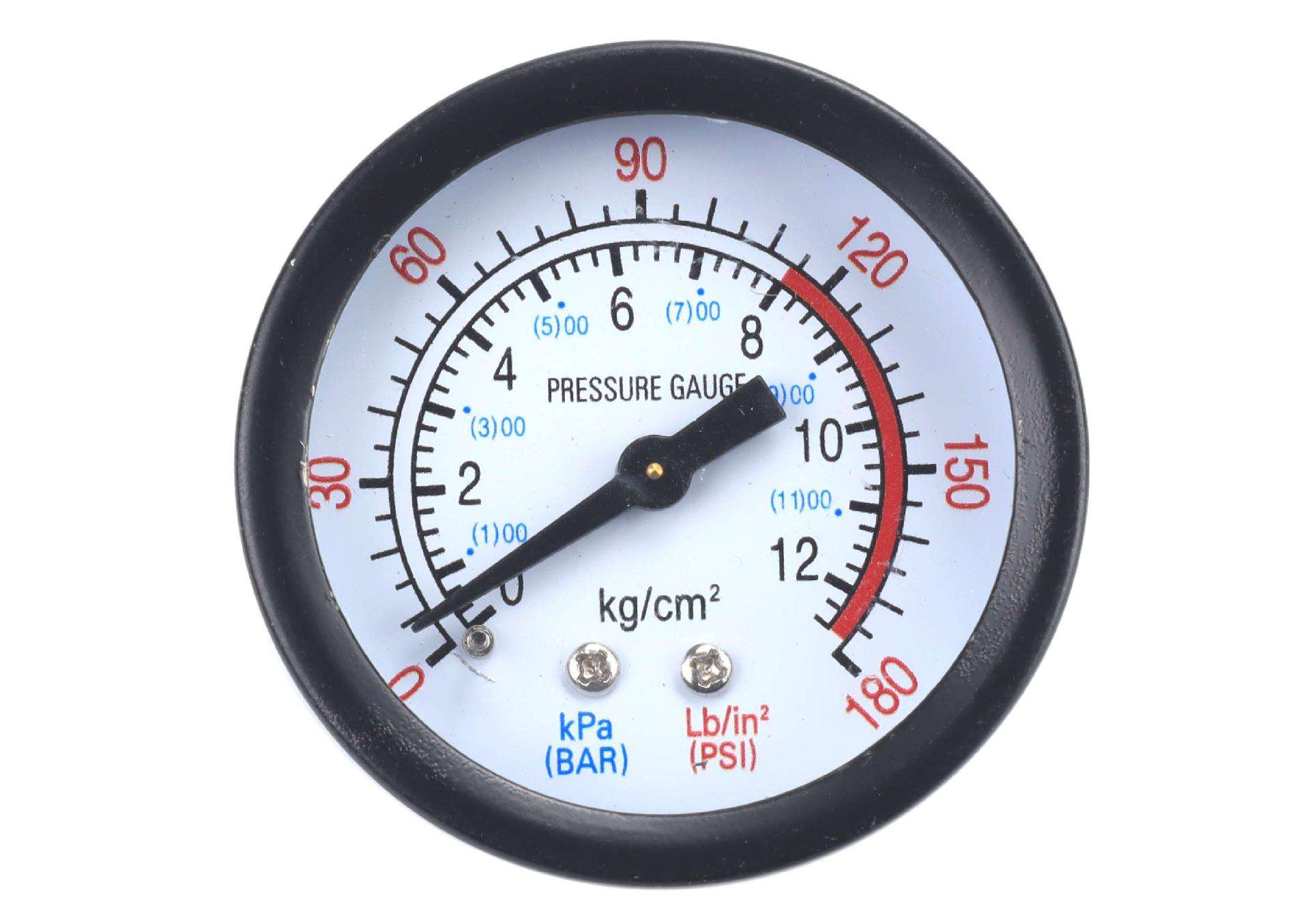 MANOMETRO 1/4 MADER 180PSI