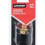 MANOMETRO 1/4 MADER 180PSI