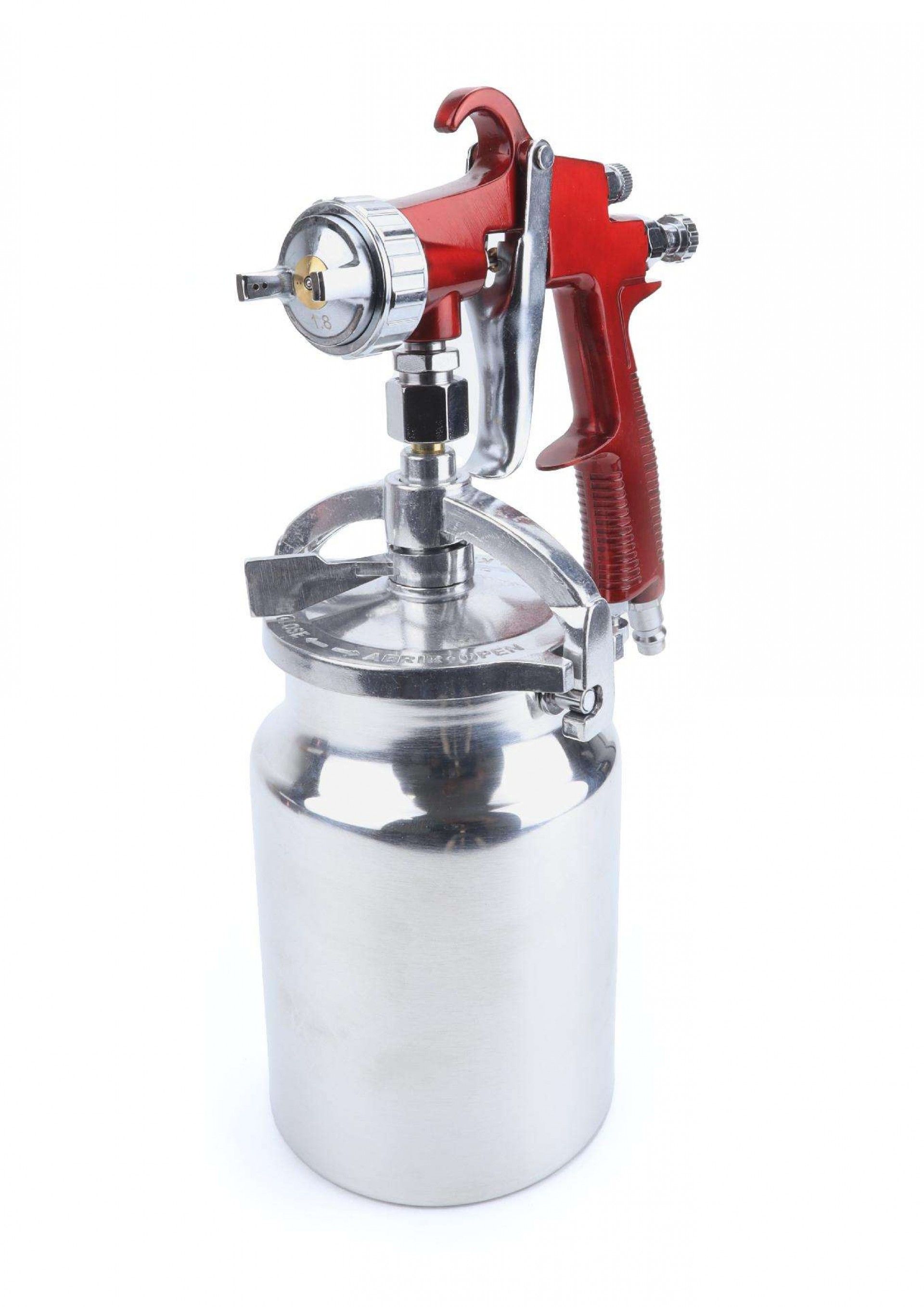 Pistola Pintar, Copo Inferior em Alumínio, 1000ml, 1.8mm refª 35062 MADER