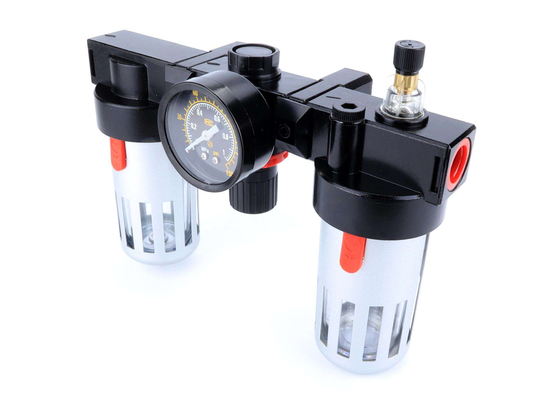 Filtro anti-humidade + Regulador + Lubrificador ½ refª 35049 Mader