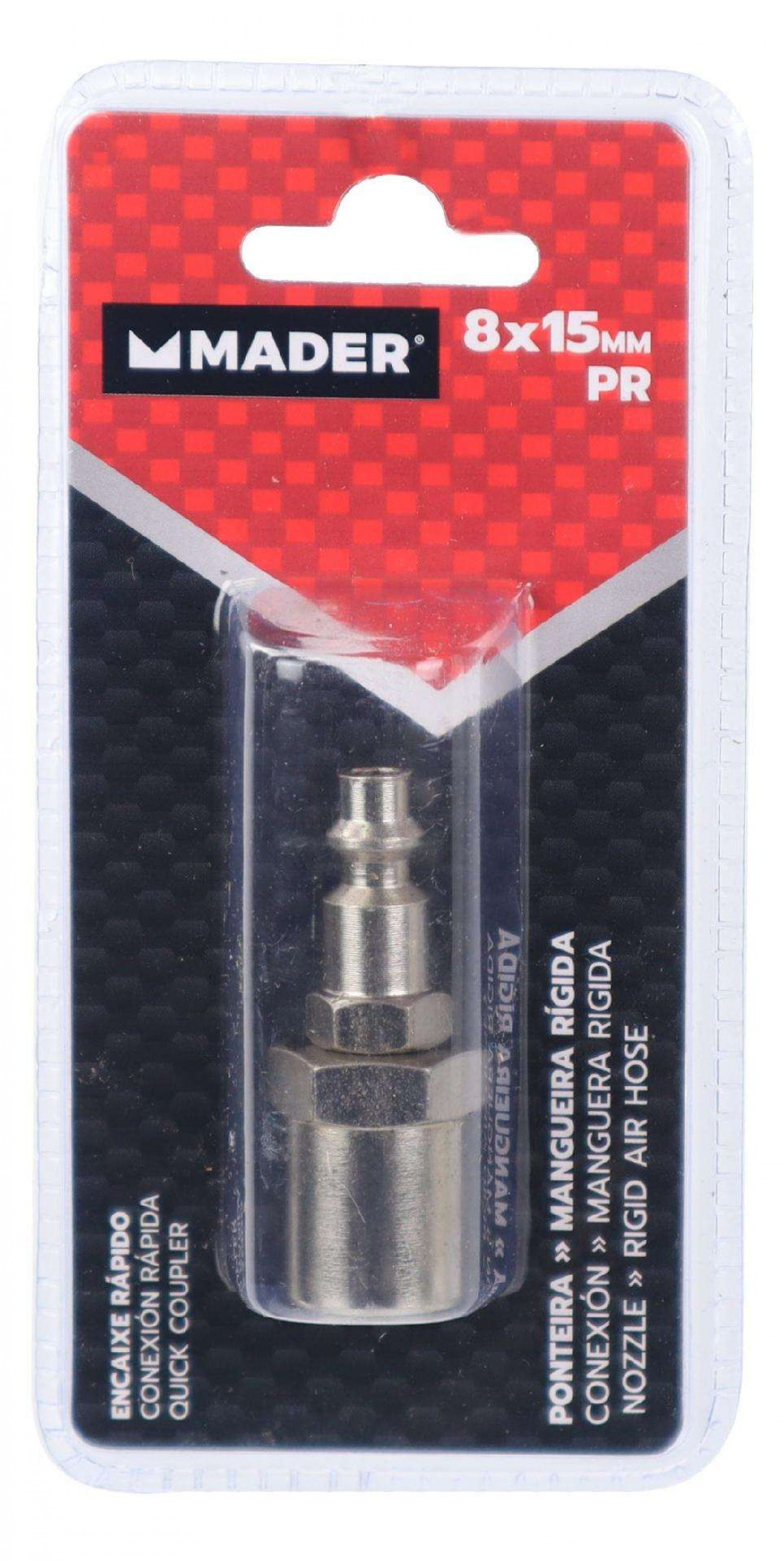 Encaixe Rápido para Mangueira Rígida, 8x15mm refª 35038 MADER