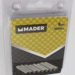 Agrafes, 6mm, 1000Un ref 33210 MADER
