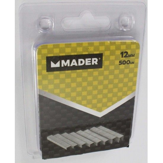 Agrafes, 12mm, 500Un ref 33213 MADER