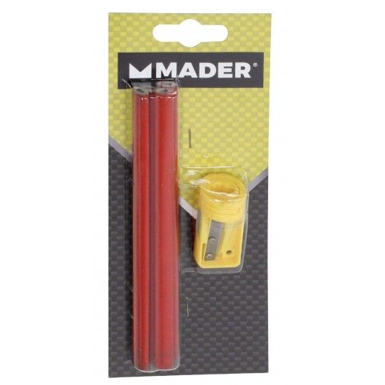 Lpis Carpinteiro e Afiadeira, 5Un ref 31572 MADER