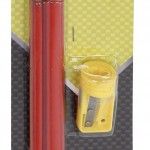 Lpis Carpinteiro e Afiadeira, 5Un ref 31572 MADER