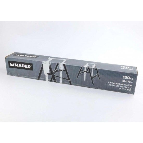 Cavalete Metlico Ao, 81-120cm, 150Kg ref 31337 MADER
