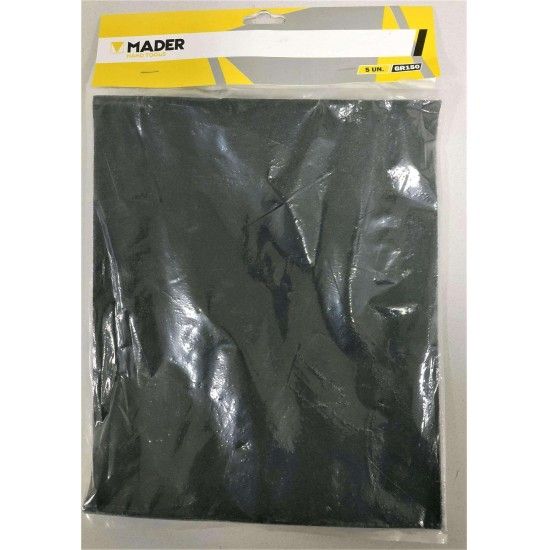 Lixa Metal, Gr150, 5Un, 230x280 refª 31254 MADER Lixa Metal, Gr150, 5Un, 230x280 refª 31254 MADER