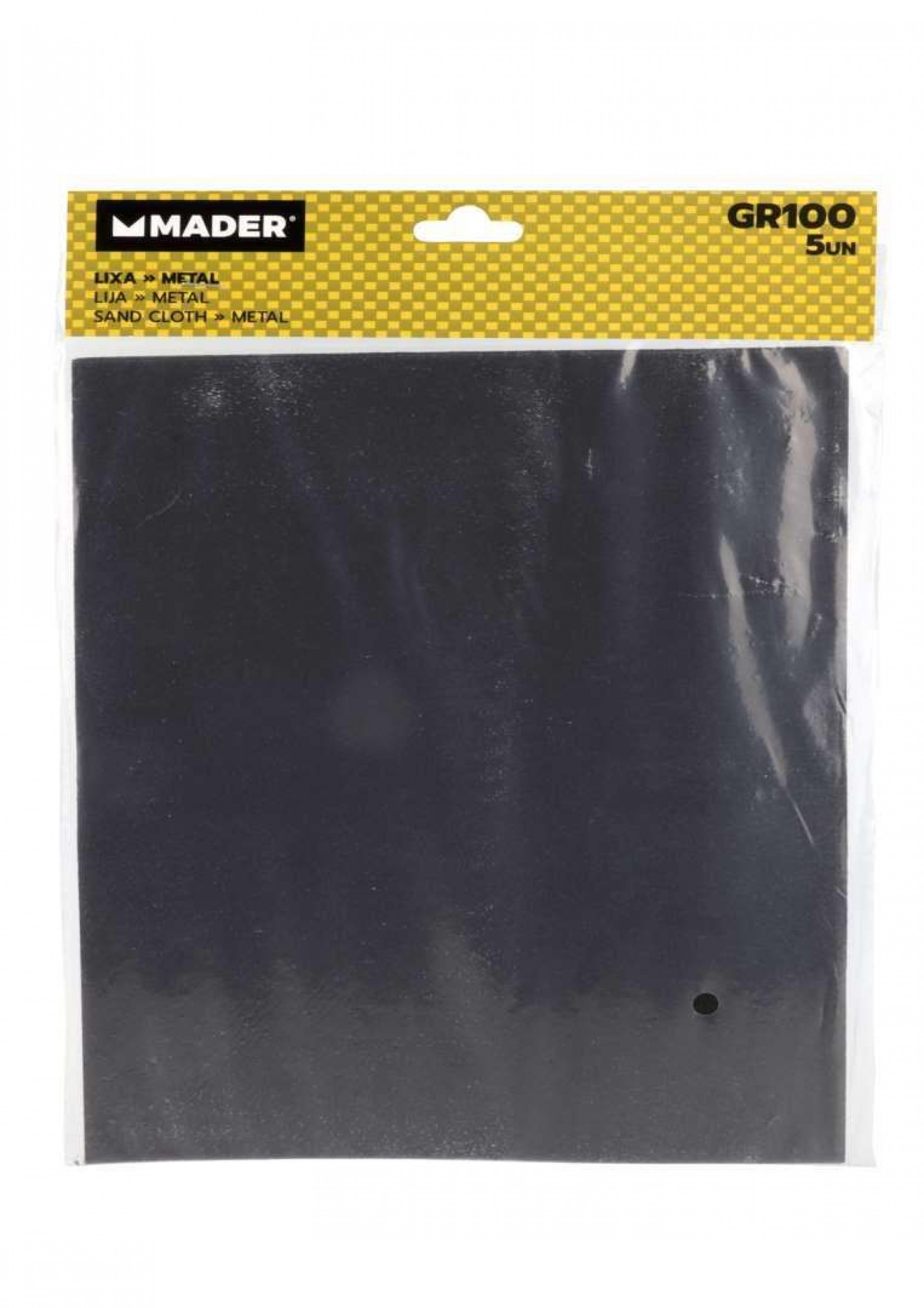 Lixa Metal, Gr100, 5un, 230x280 refª 31253 MADER