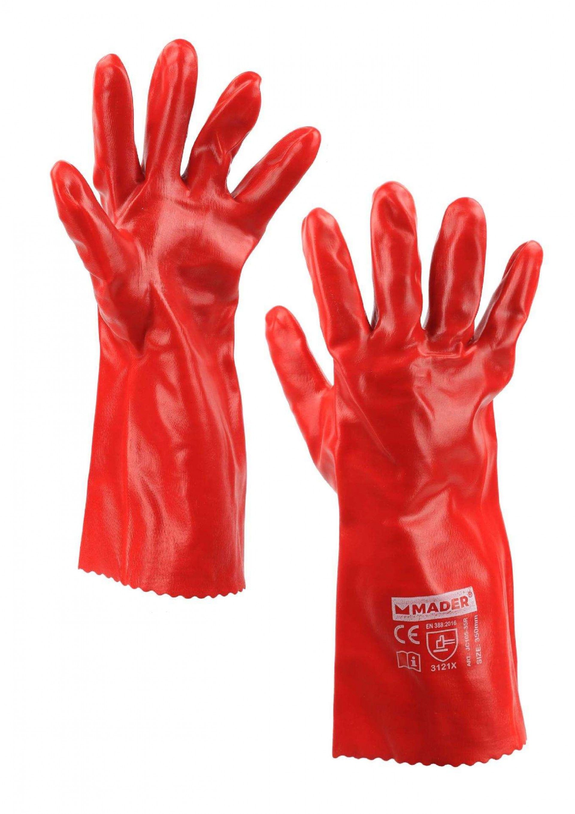 Luvas de Proteção, PVC, 350mm refª 31249 MADER