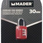 Cadeado com Segredo, 30mm ref� 31204 MADER