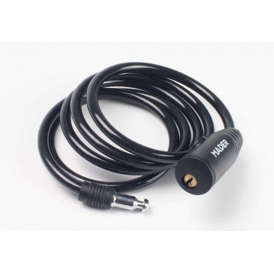Cadeado de Cabo para Bicicleta, 8x1200mm ref� 31209 MADER