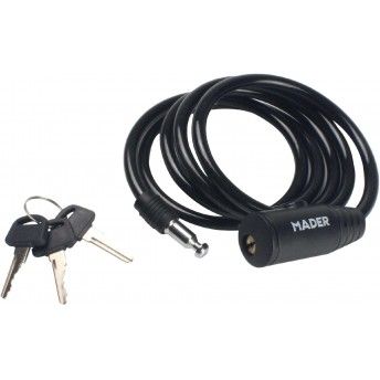 Cadeado de Cabo para Bicicleta, 8x1200mm refª 31209 MADER Cadeado de Cabo para Bicicleta, 8x1200mm refª 31209 MADER