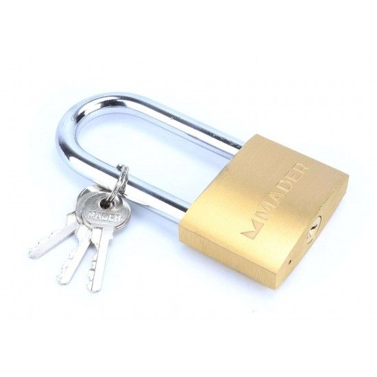 Cadeado Latão, Longo, 60mm refª 31192 MADER Cadeado Latão, Longo, 60mm refª 31192 MADER