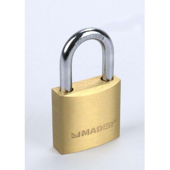 Cadeado Latão, 30mm refª 31186 MADER Cadeado Latão, 30mm refª 31186 MADER
