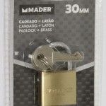 Cadeado Latão, 30mm refª 31186 MADER Cadeado Latão, 30mm refª 31186 MADER