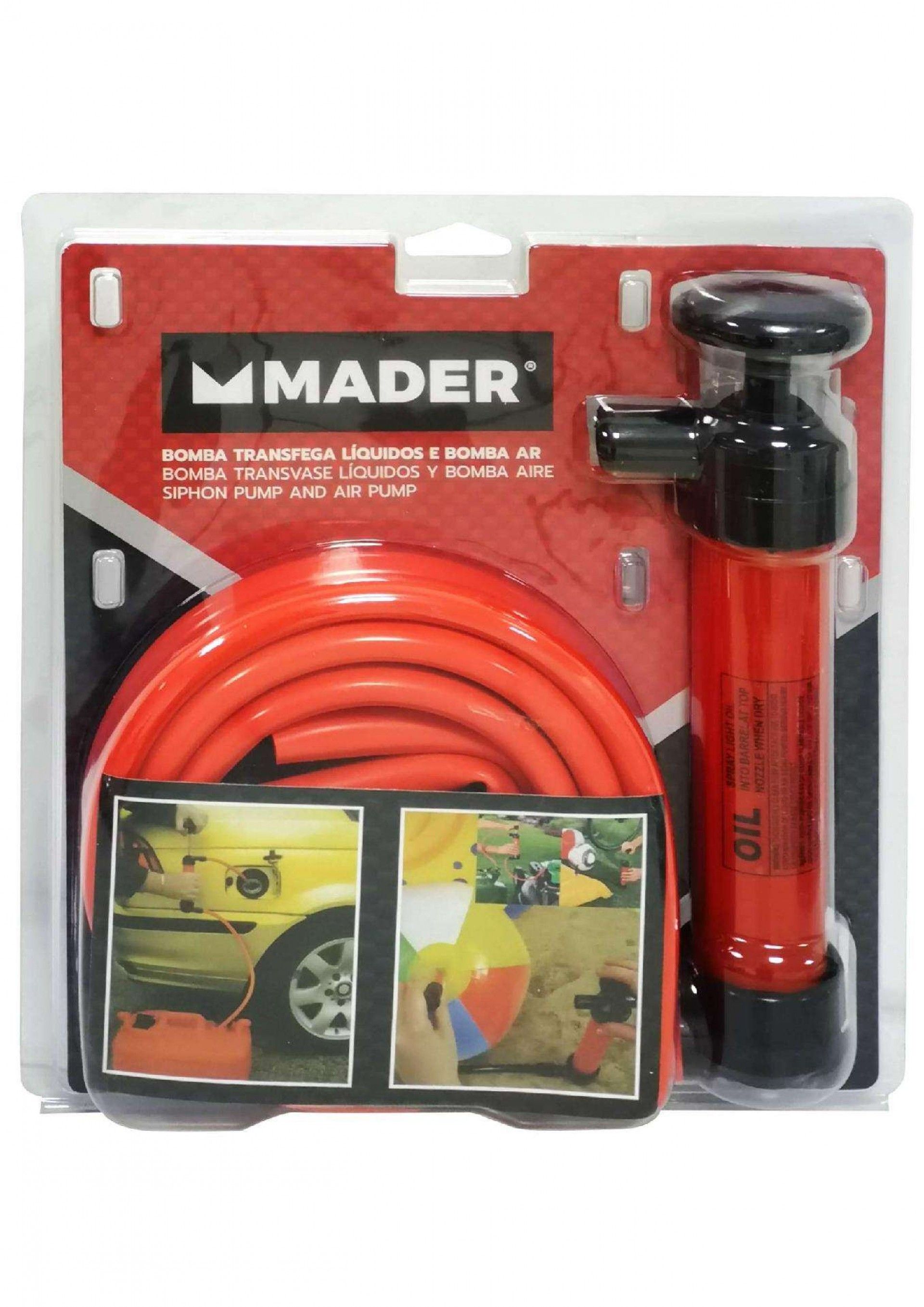 Bomba Trasfega Líquidos e Bomba de Ar, Manual refª 31061 MADER