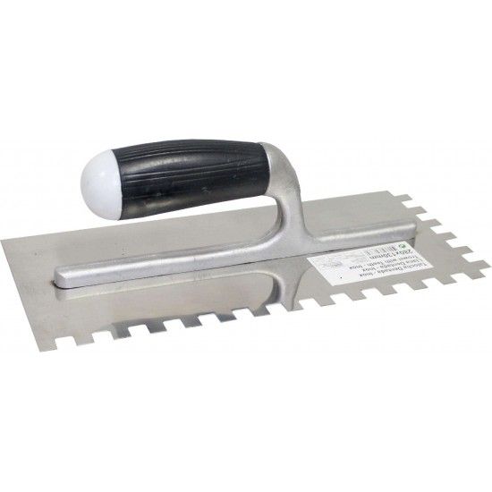 Talocha de Pedreiro Dentada, INOX, 280x130mm ref 30678 MADER