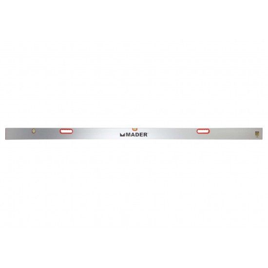 Nível de Alumínio, 2 Bolhas, 250cm, Pladur ref. 30539 MADER Nível de Alumínio, 2 Bolhas, 250cm, Pladur ref. 30539 MADER