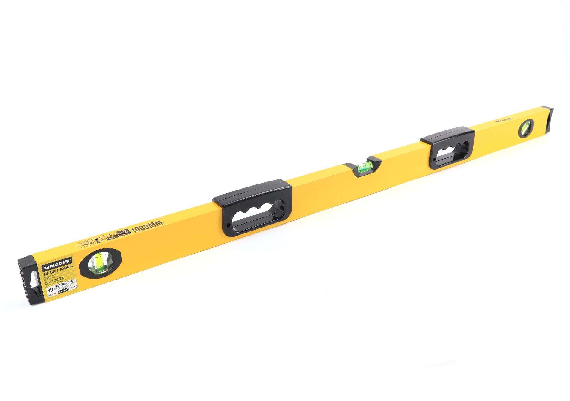 Nível de Alumínio, 3B-GR, 1000mm refª 30534 MADER