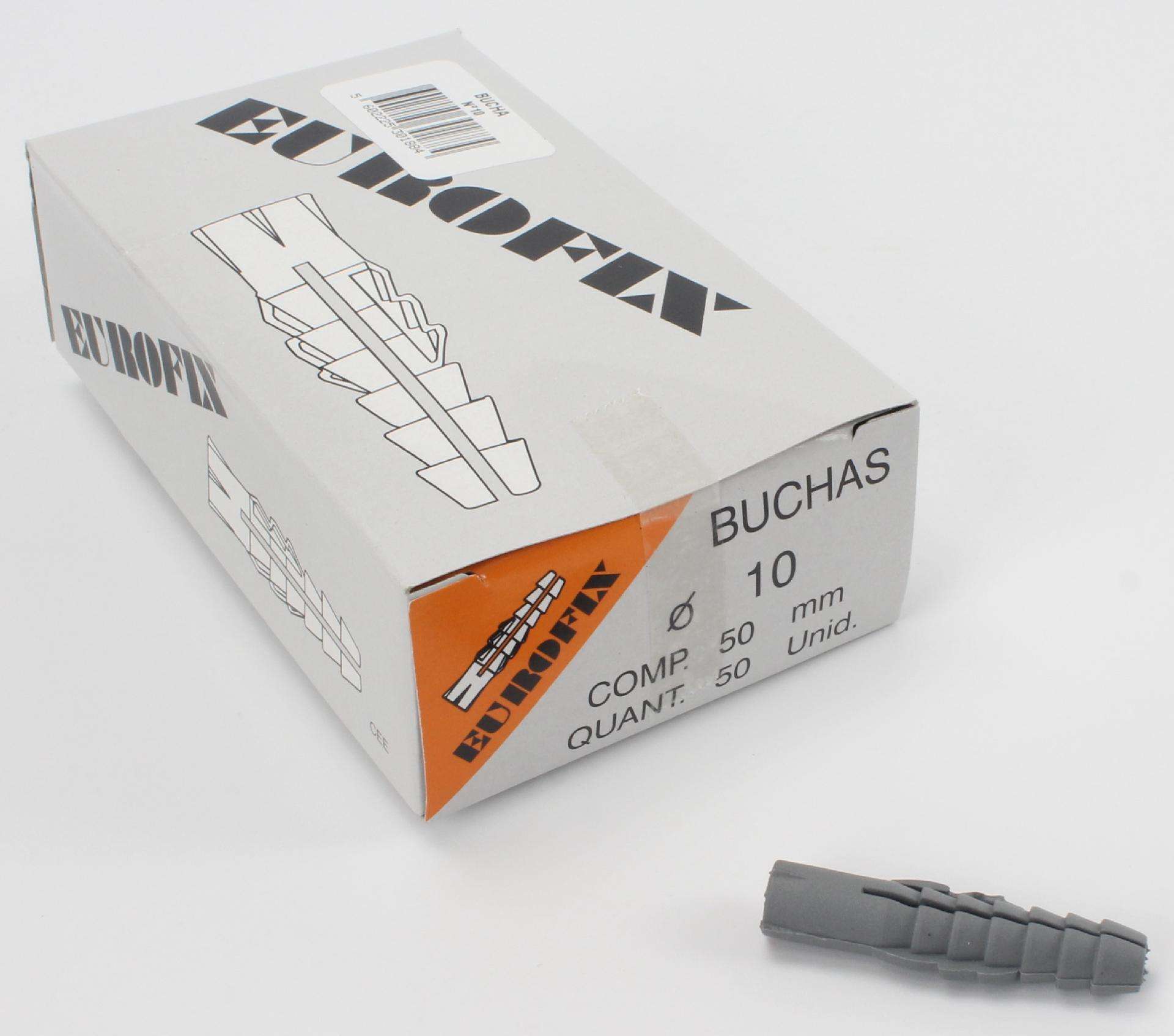 Bucha Plástico, 10mm, 50Un refª 30188 MADER