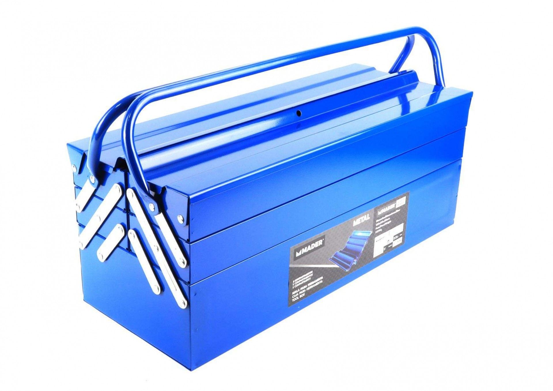 MALA PARA FERRAMENTA METÁLICA 530x200x200 mm refª 28627 MADER