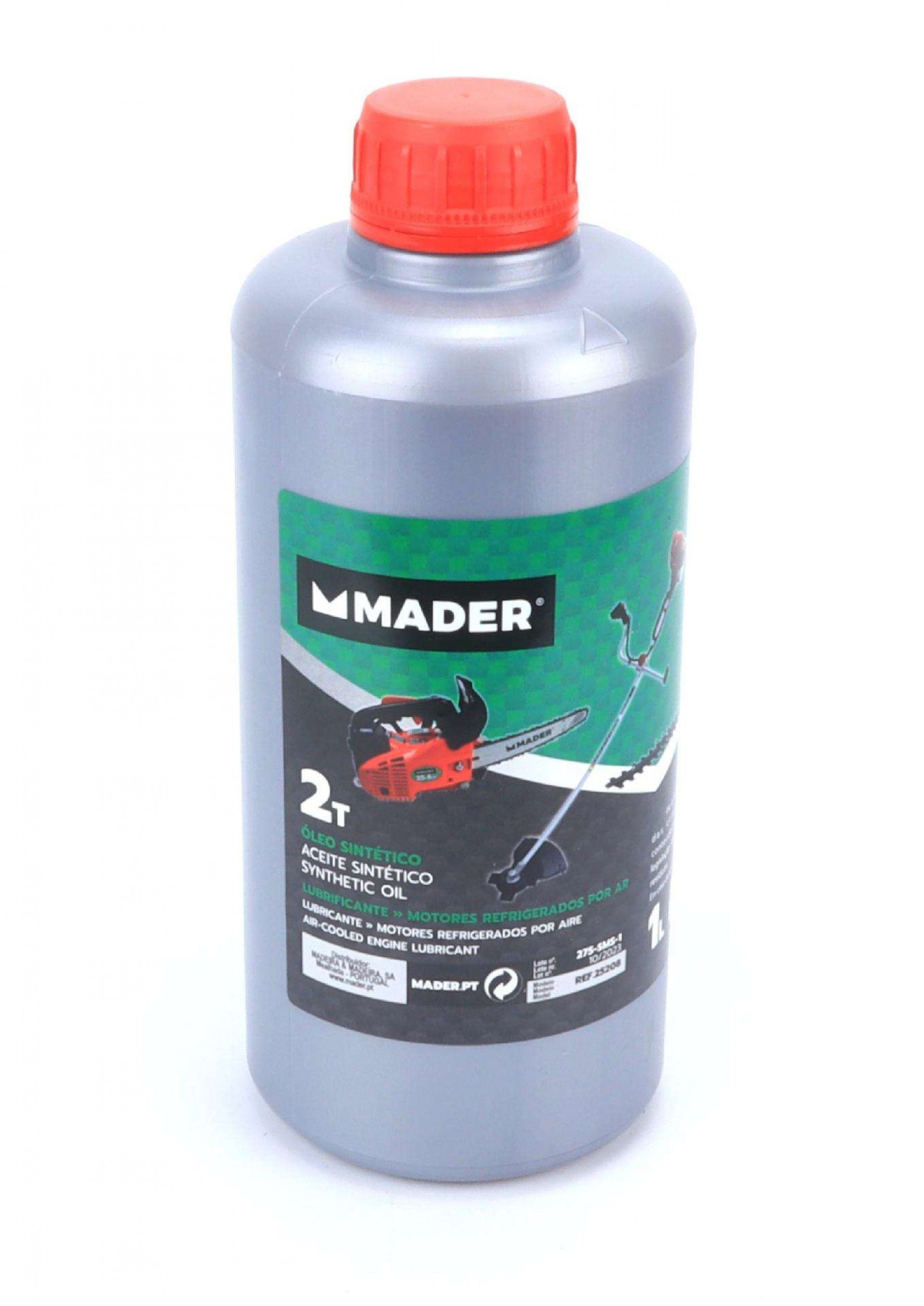 Óleo 2T Sintético, 1L refª 25208 MADER