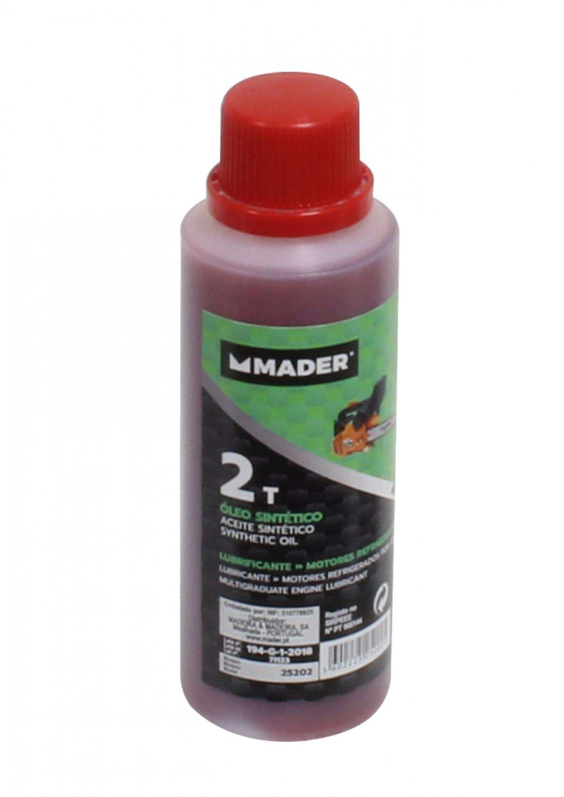 Óleo Sintético, 2T, 125mL refª 25202 MADER