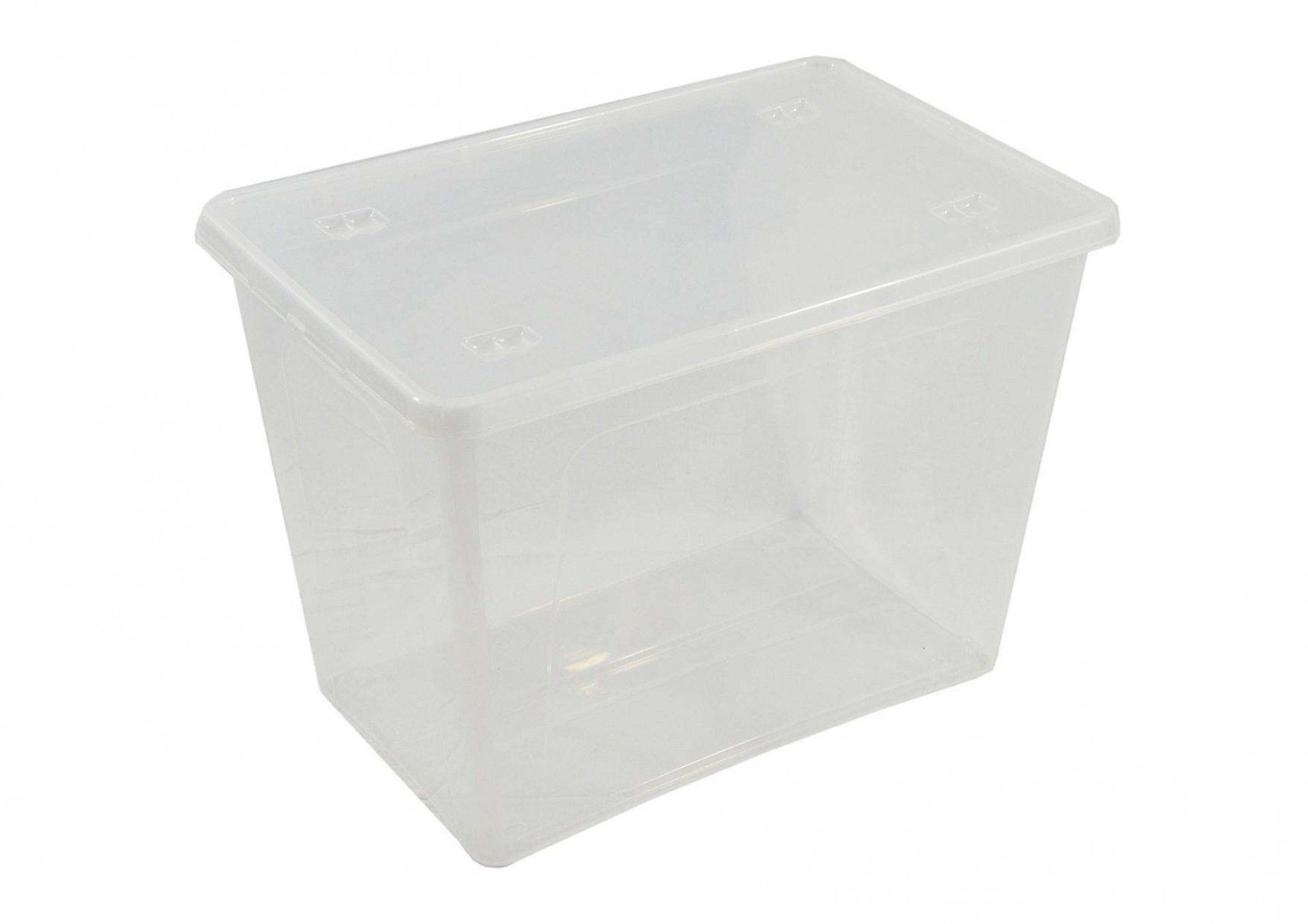 Caixa Plástica, Transparente, 60L, ML90TT ArtPlast® refª 21410 MADER