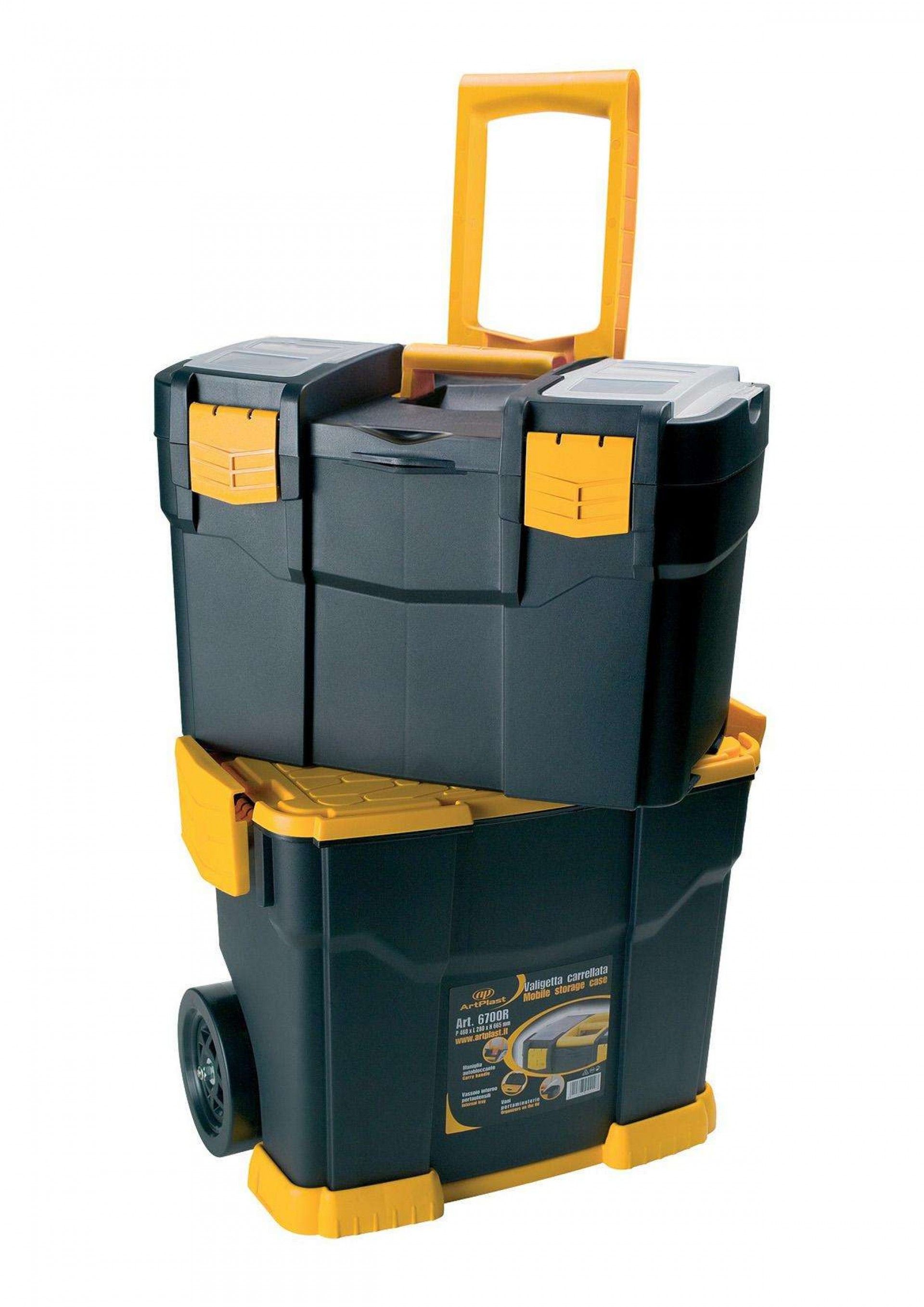 Caixa Plástica, Vertical, com Rodas, 6700R ArtPlast® refª 21255 MADER